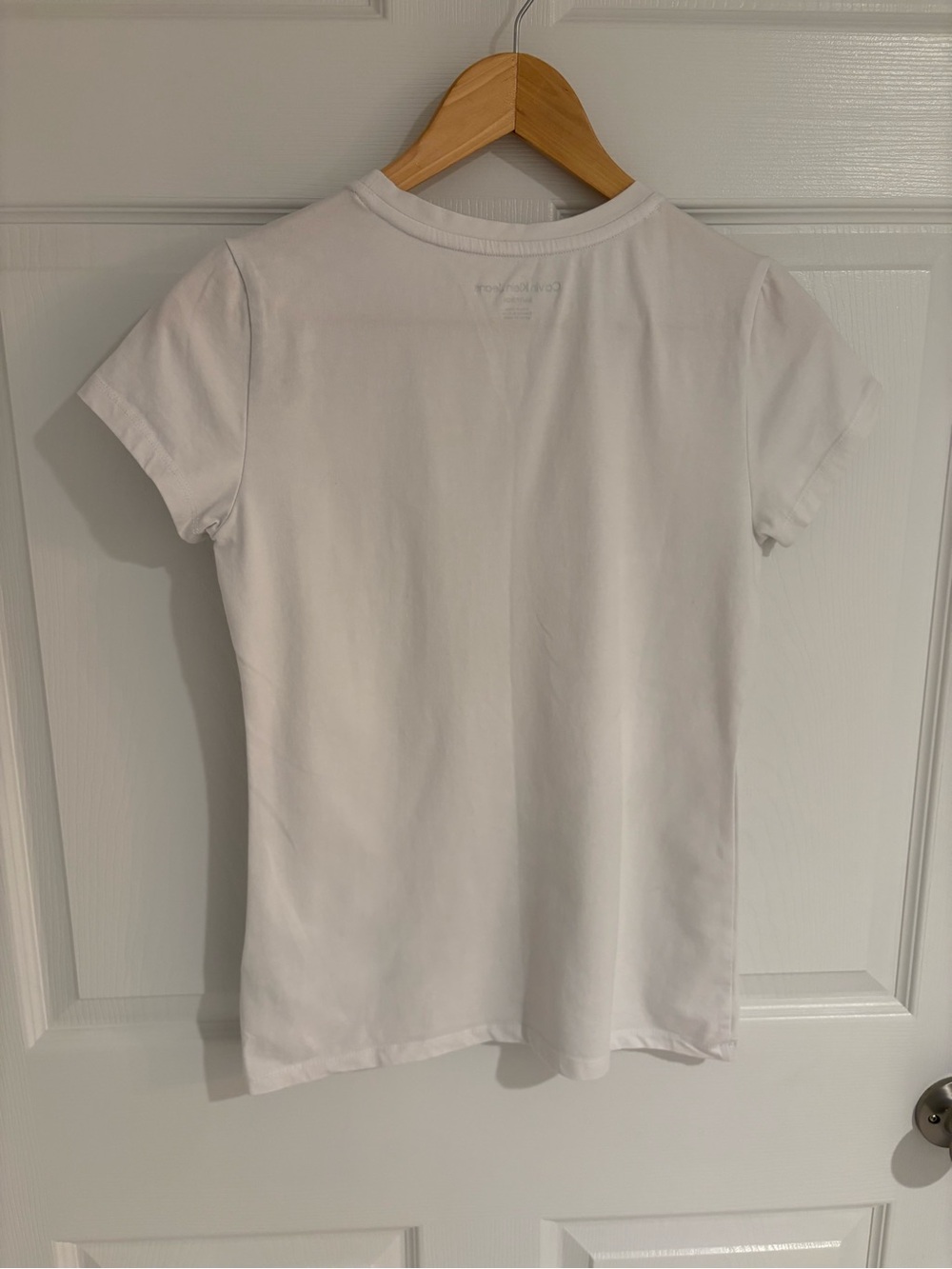 Calvin Klein Jeans CK Logo White Crew Neck T-Shirt - Picture 4 of 6